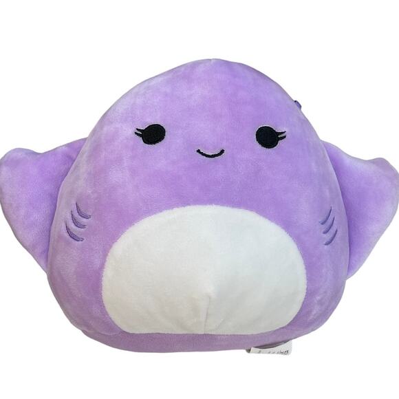 Official Kellytoy Squishmallows Aziza the Stingray 7" Stuffed Plush Animal - Picture 2 of 5